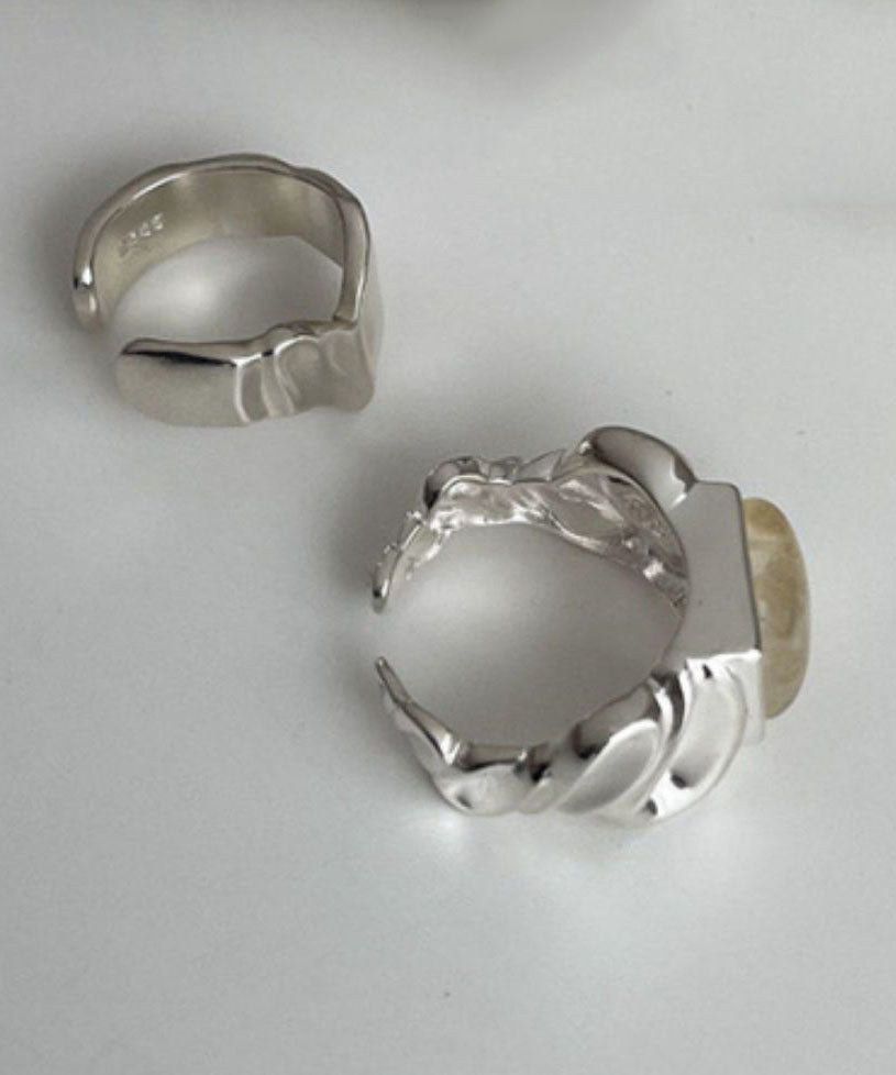 Edges Wrinkled And Silk Silver Wrapped Sterling New Candy