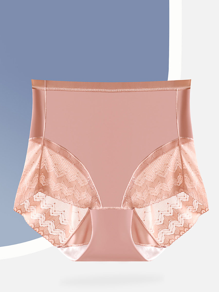 3 Paar Damen Spitzenunterwäsche mit hoher Taille AX1011