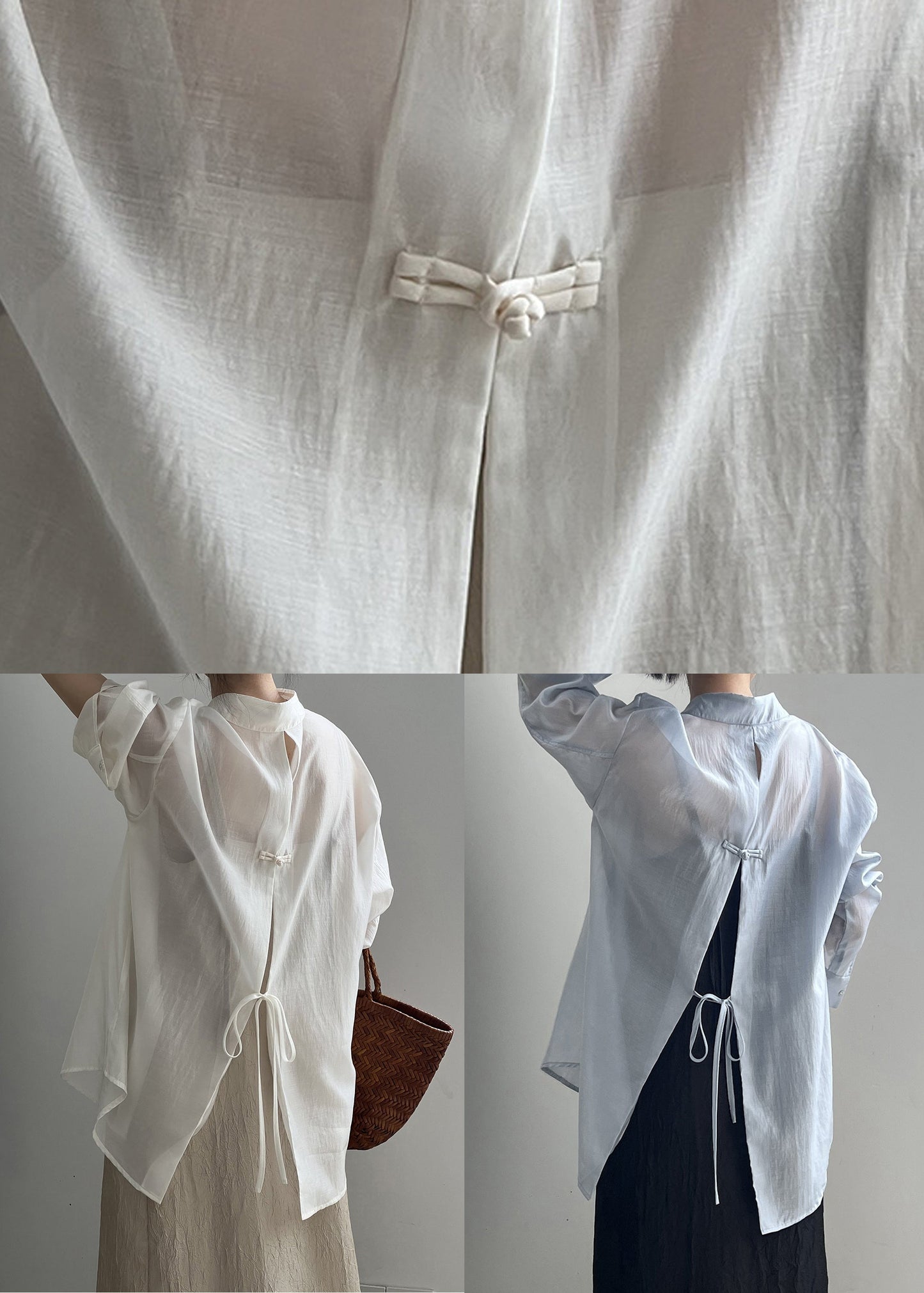 Shirts Peter Pan Silk New Button White Spring Collar
