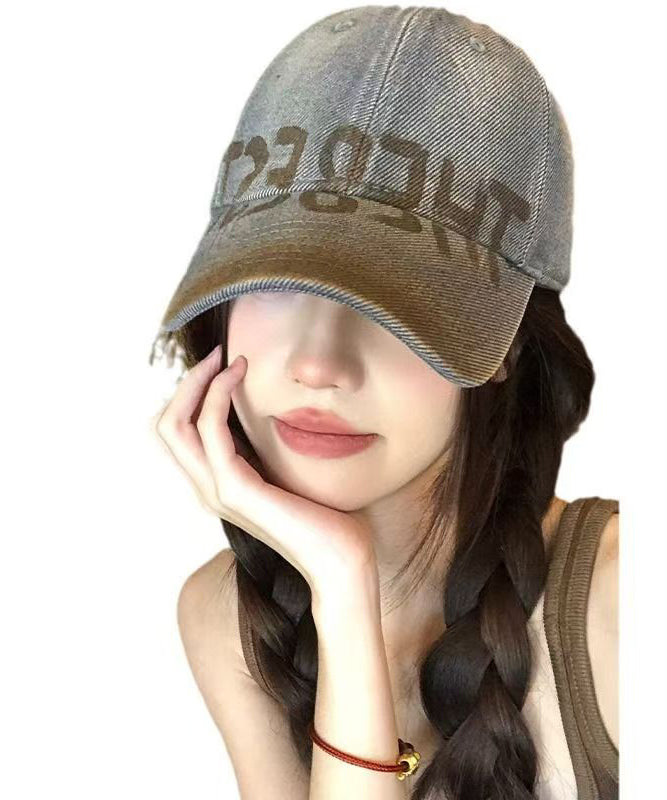 Baseballkappe im amerikanischen Stil, Denimblau, Grafik, RB048