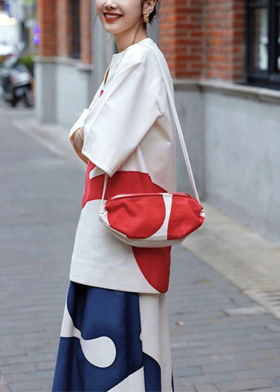 Schickes Print Tops und Röcke Baumwolle Zweiteiler Set Sommer EE1003