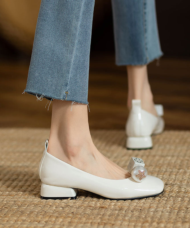 Modische, klobige Penny-Loafer aus gelbem Kunstleder QK037