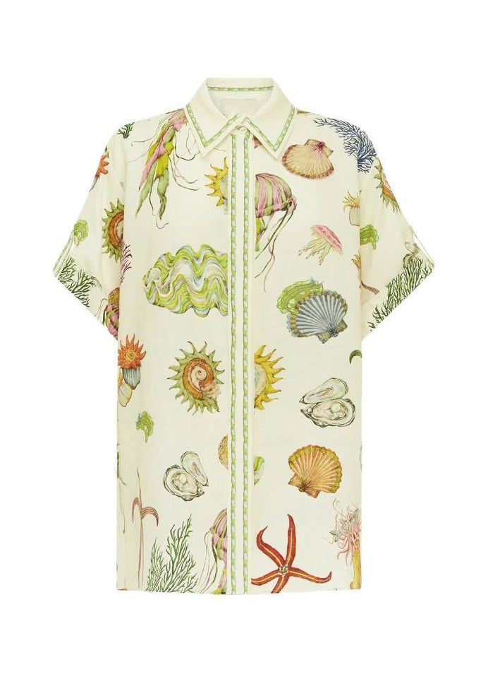 Apricot Zwei Hemden Shorts Kragen Und Set Pan Italian Peter Pieces