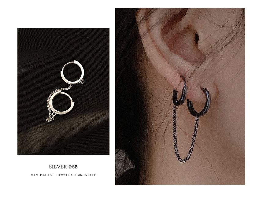 Hoop Earring Piercing Double