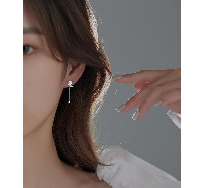 Sterling Butterfly Silver Earring Dangle