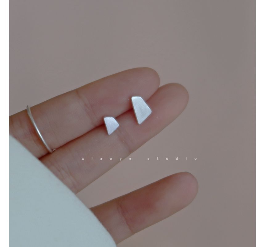 Sterling Geometric Silver Earring