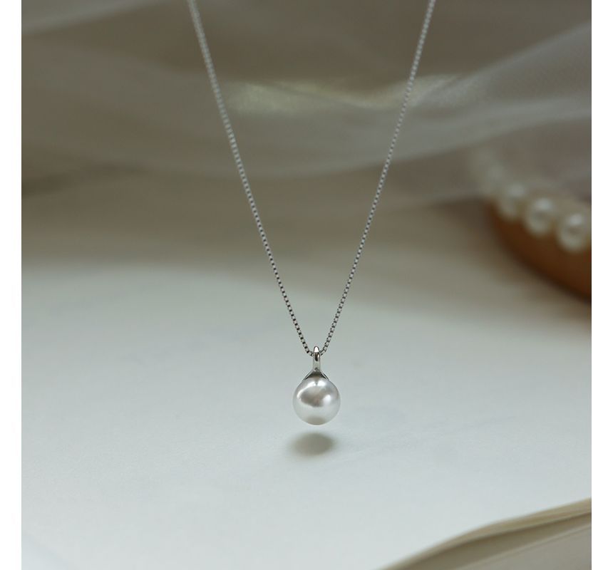 Necklace Pendant Faux Alloy Pearl