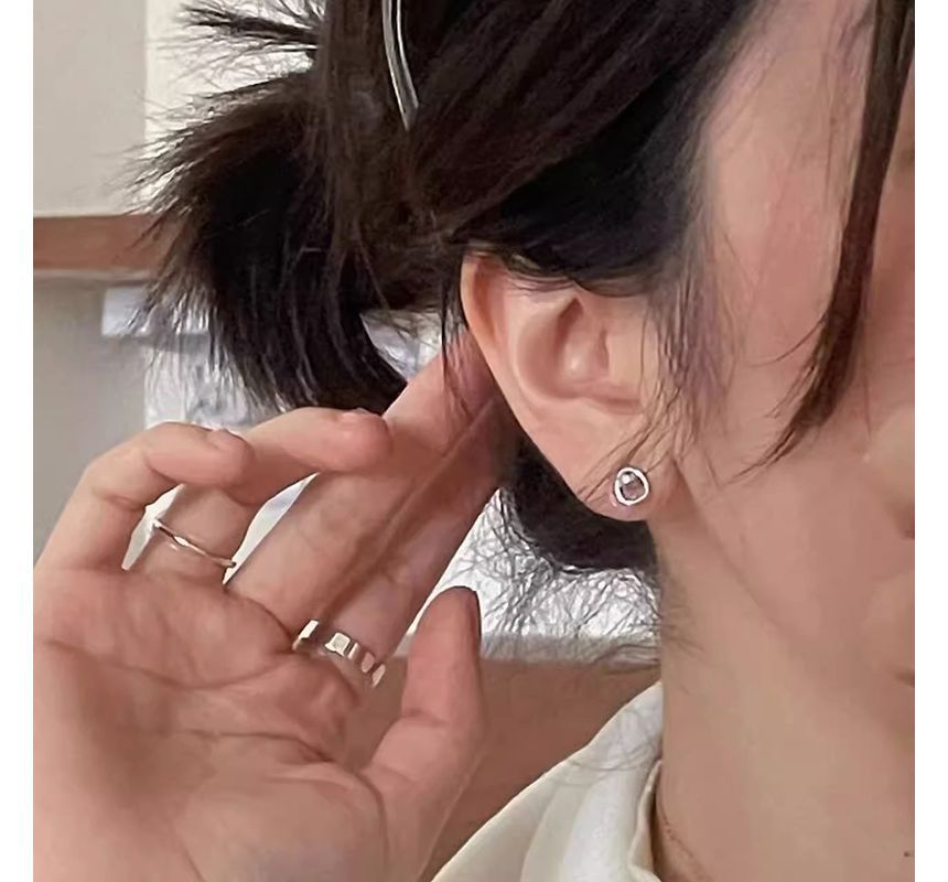 Stud Earring Bead Alloy