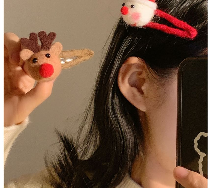 Felting Set / Christmas Clip (Various Hair Designs)