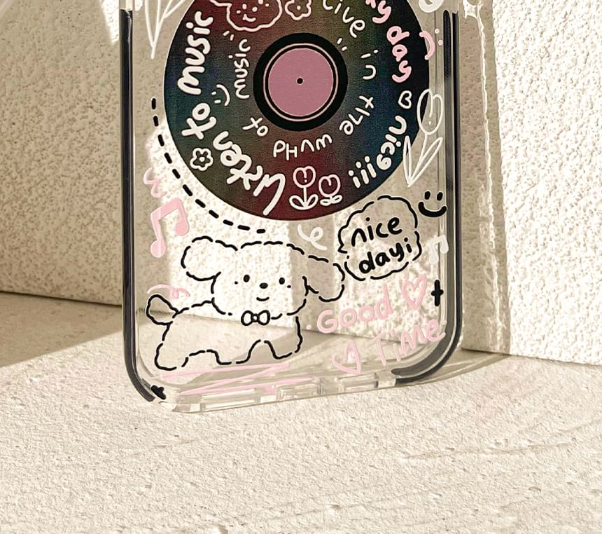 Phone Record Vinyl Case Animal