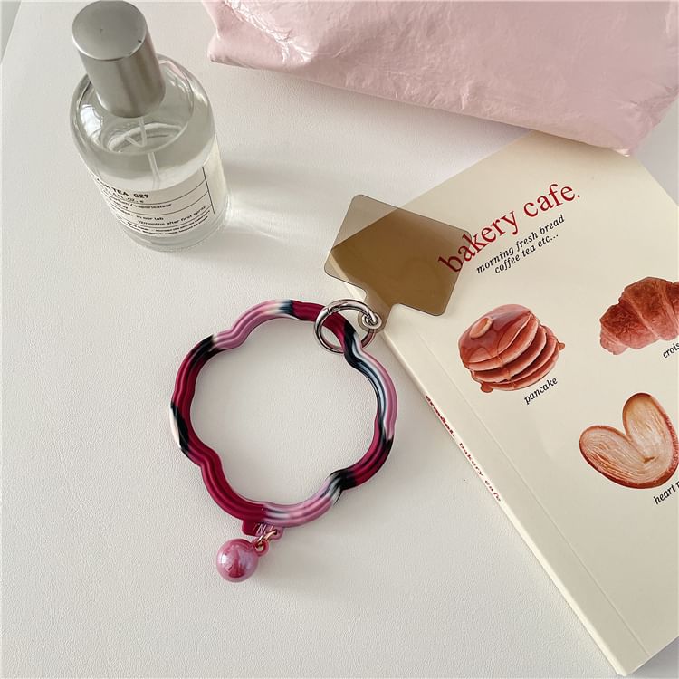 Hoop Phone Wavy Lanyard Pad Strap with