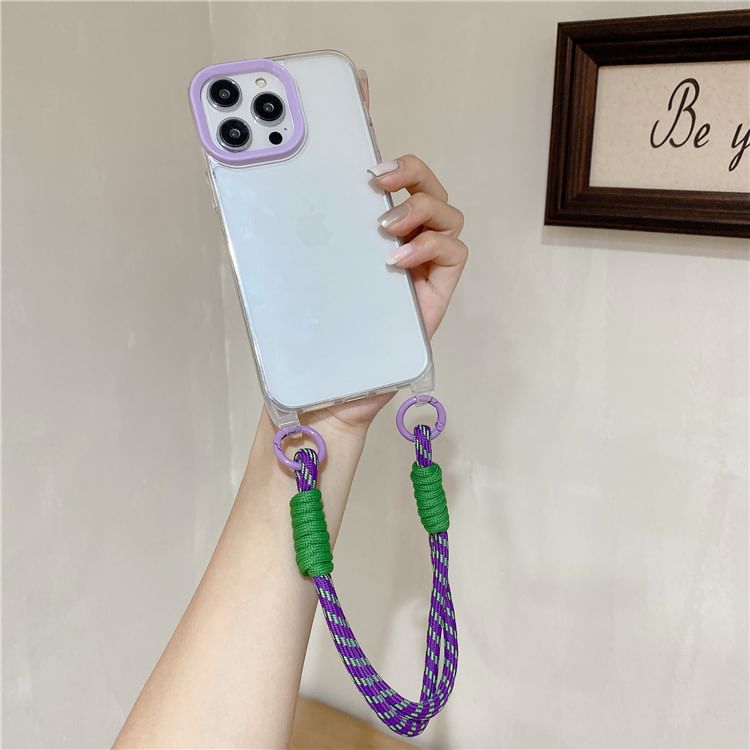 Case Phone Strap Transparent