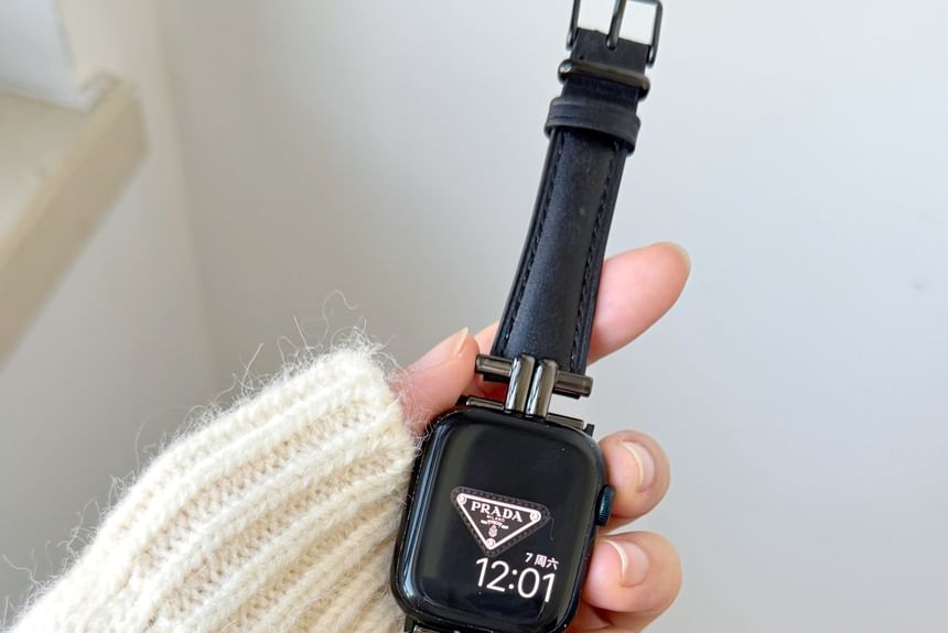 Watch Genuine Apple Leather Band