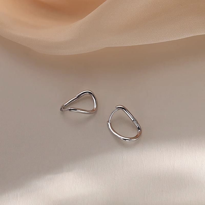 Hoop Alloy Irregular Earring