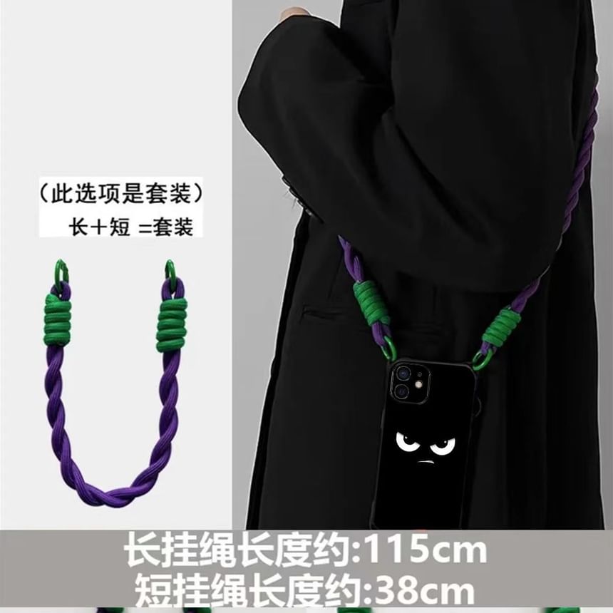 Lanyard Phone Cartoon / Case Eye Set Strap