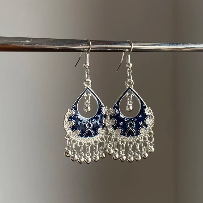Chandelier Earring Alloy Fringed