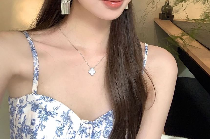 Earring Dangle Alloy Fringed