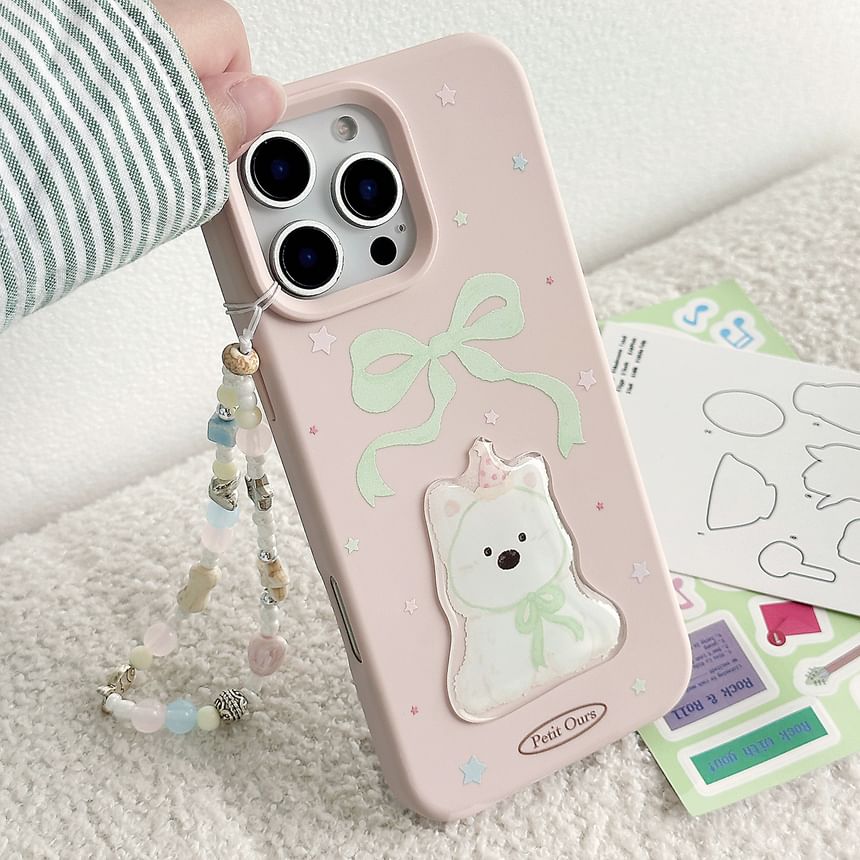Print / Phone Bead Dog Set Case Strap