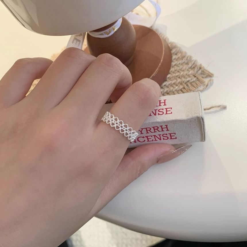 Alloy Heart Open of 2: Ring Set Cutout +