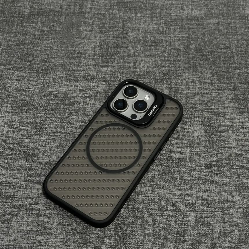 Magnetic iPhone with Perforated Case MagSafe) (Compatible