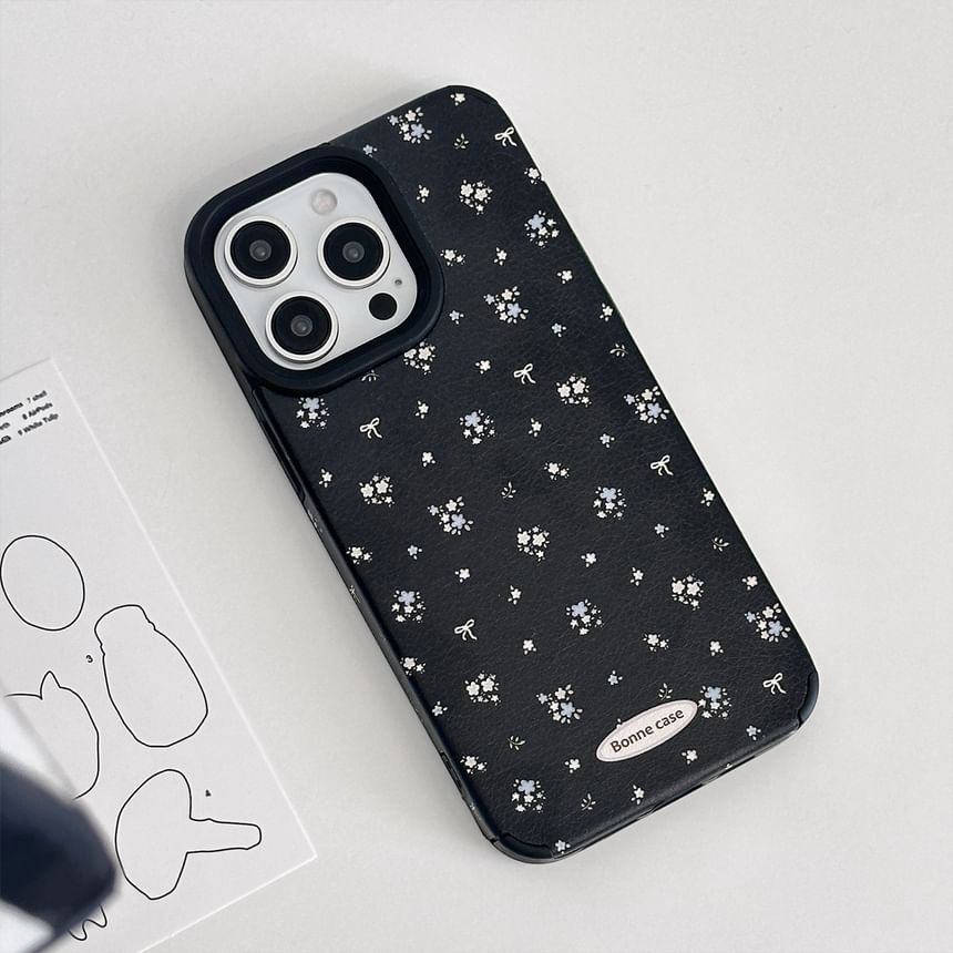 Phone Print Floral Case