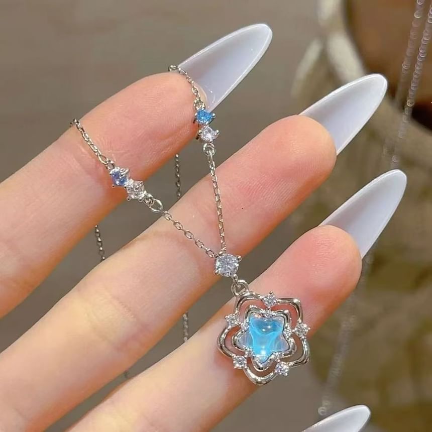 Pendant Necklace Alloy Star