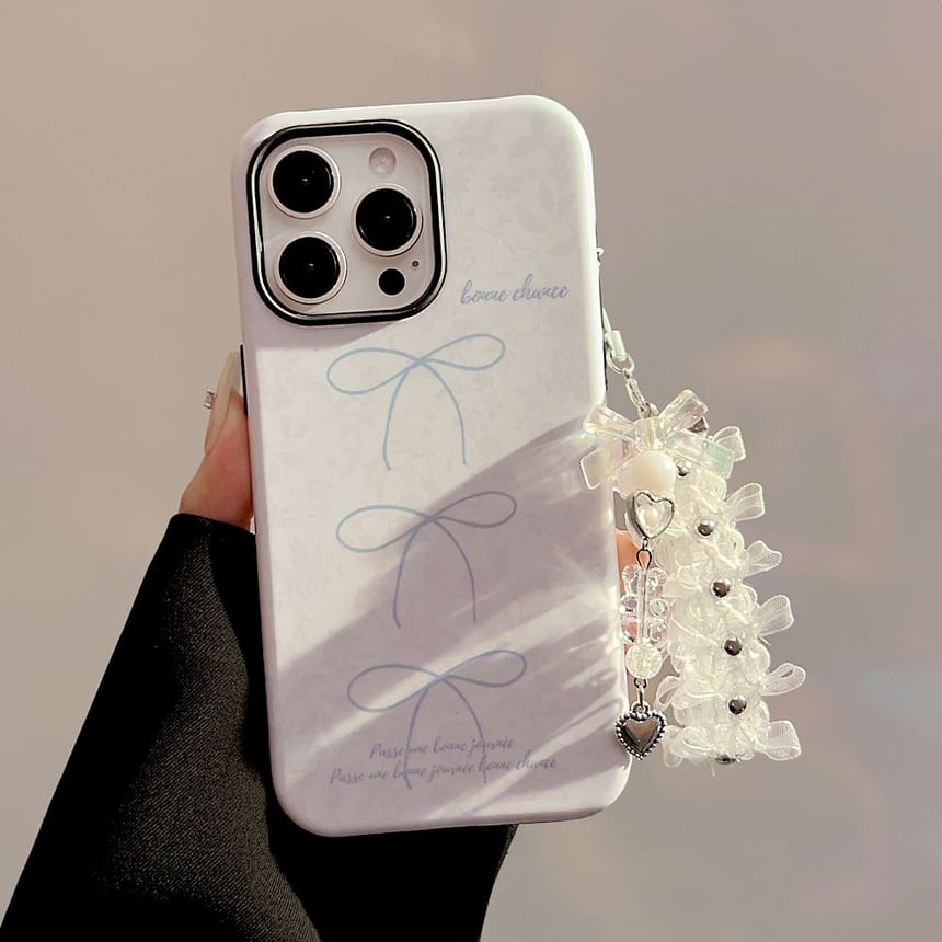 Bow Set Case / Phone Charm Lace