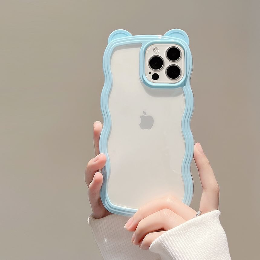 Ear Case iPhone Bear Transparent