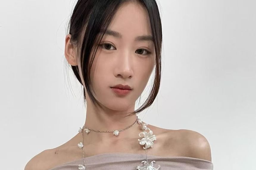 Floral Necklace Long