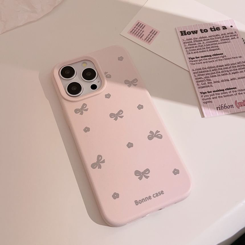 Bow Floral Phone Case