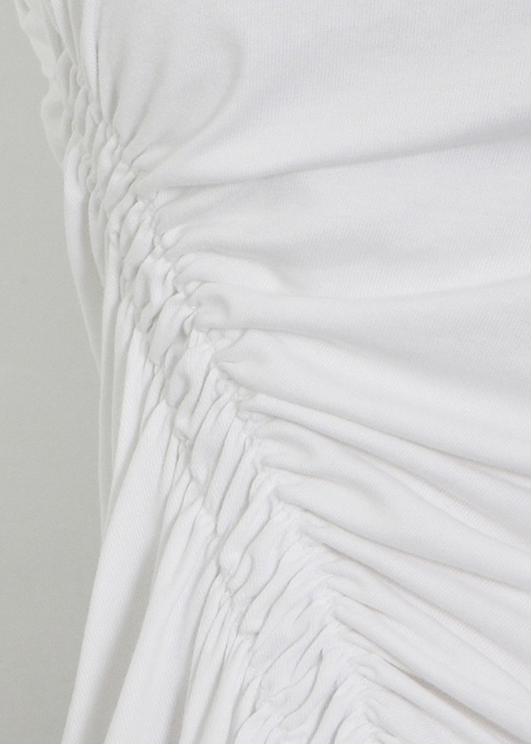 Débardeur blanc sans manches en coton, nouveau modèle cintré asymétrique