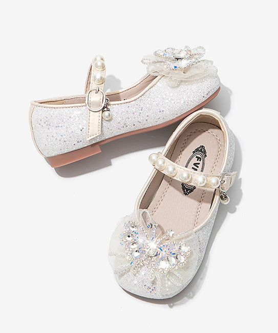 Weiche 2025 Silber Neue Zirkon Nagel Prinzessin Schuhe Sohle Perle