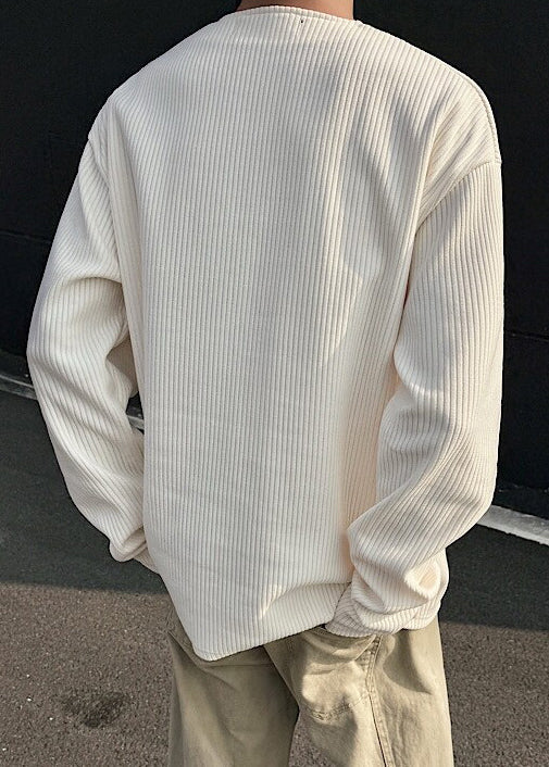 T-shirt gris à fermeture éclair en coton foncé pour homme, simple et uni, pour le printemps