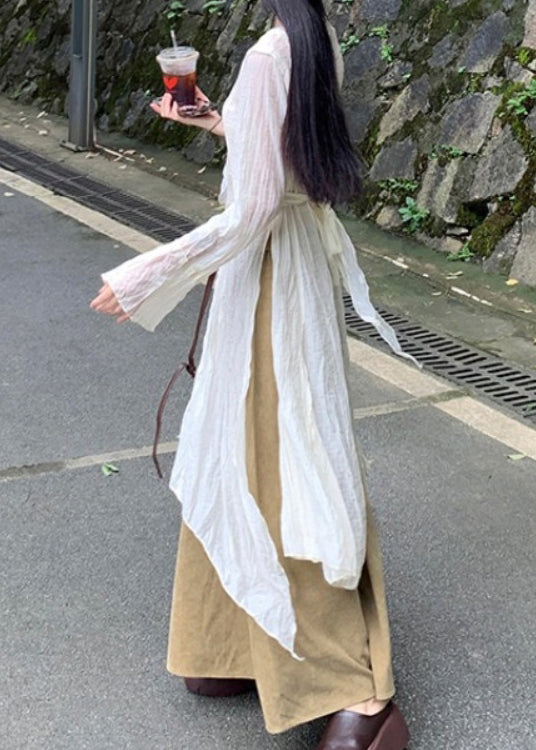 Einzigartige asymmetrische Oberteile und Hosen aus Baumwolle, zweiteiliges Set, Outfits, Herbst, RF009