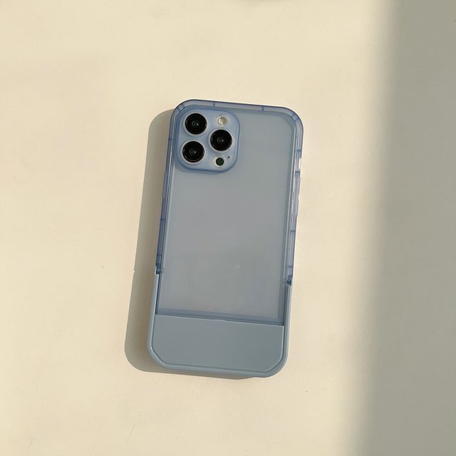 Stand Case Transparent Phone