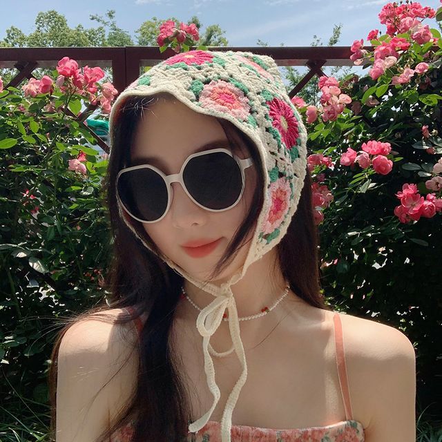 Crochet Patterned / Sunglasses Bandana