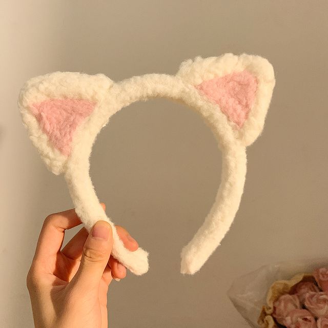 Cat Ear Headband Chenille