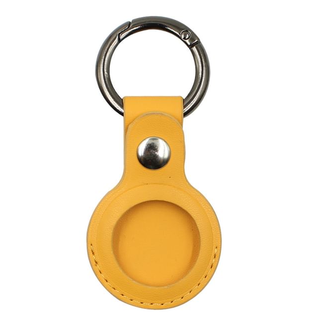 AirTag Keyring Faux Holder Leather