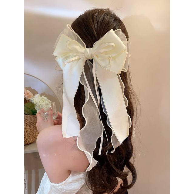 Clip Bow Hair Organza