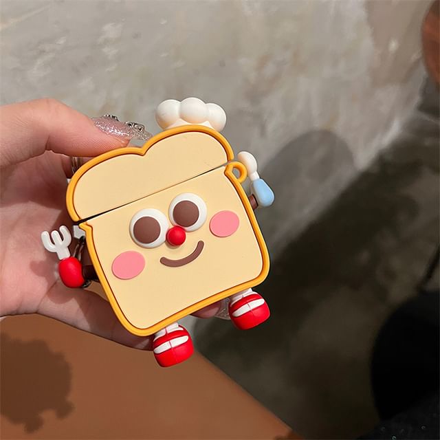 Set Earphone Pro / Charm AirPods Case Skin Toast