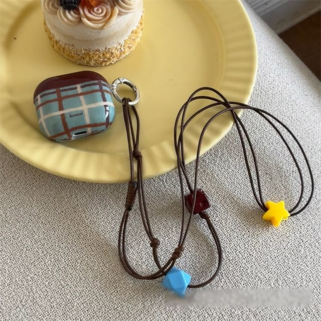 Case Skin Dog Plaid / AirPods Pro Earphone Lanyard Charm