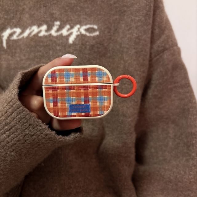 Pro Earphone Plaid Case Skin AirPods /