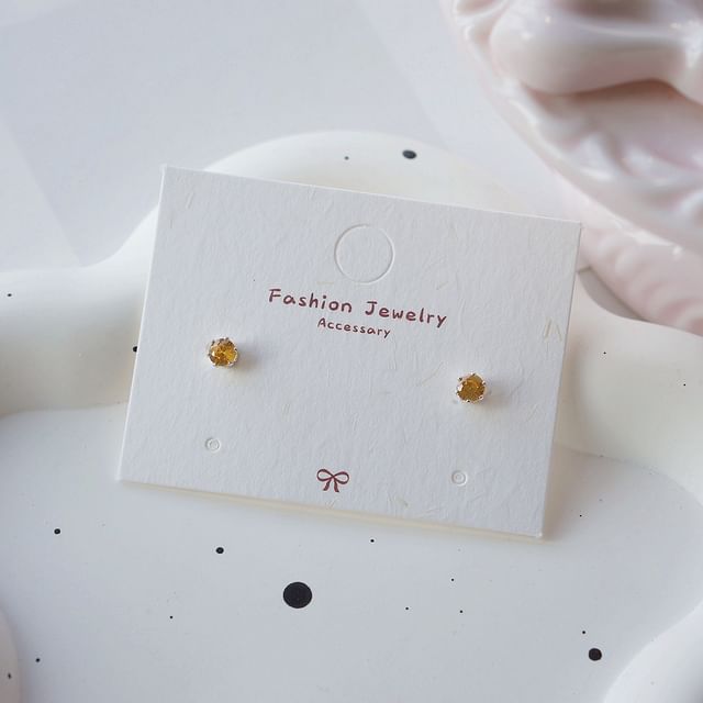 Stud Rhinestone Earring