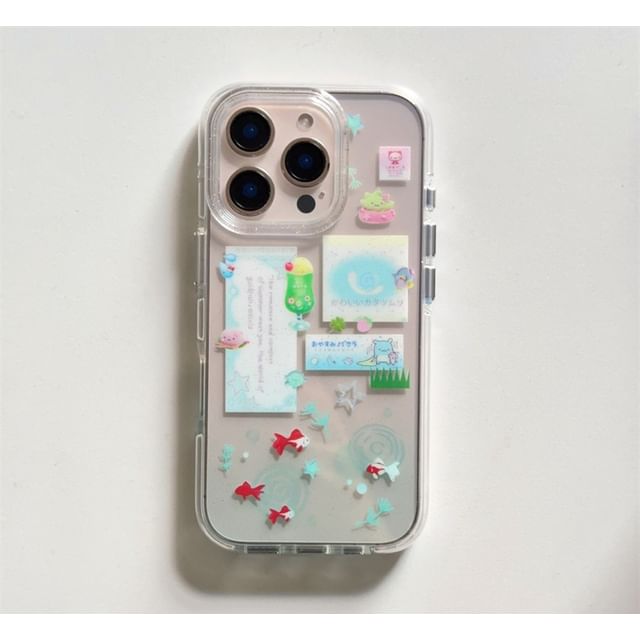 Case Charm Goldfish Set Phone /