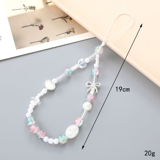 / Bead Star Phone Butterfly Bow Strap