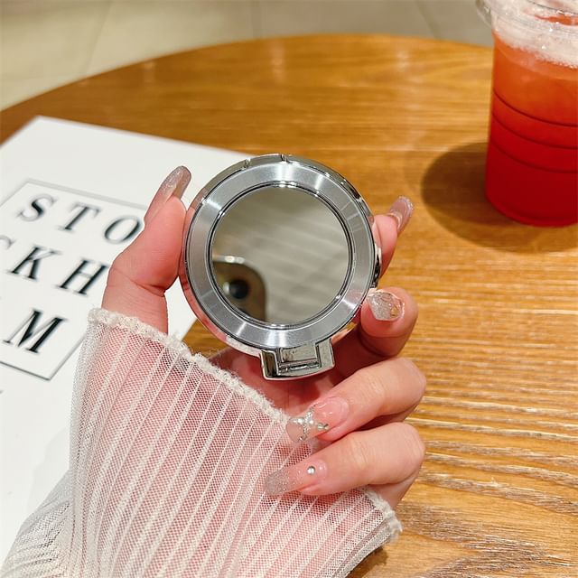 with Phone Magnetic Stand Alloy Mirror