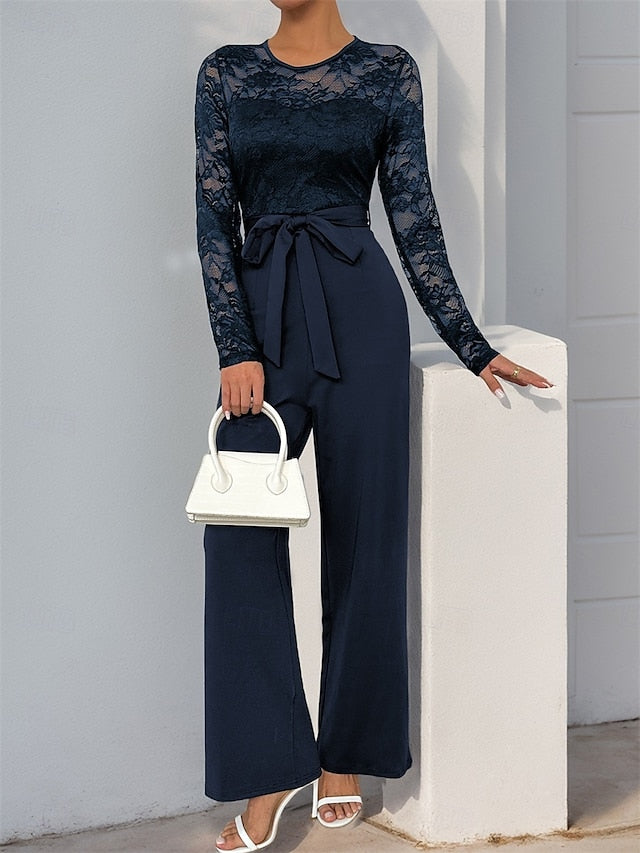 Casual Jumpsuit Elegant Pantsuit of / Bride Mother Jewel the