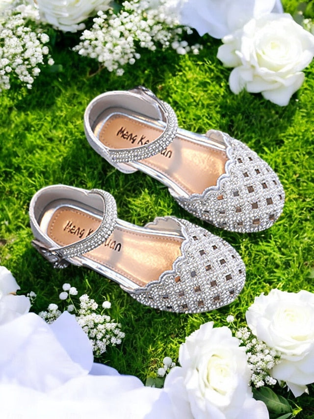 �?Shoes Jane Sparkly Mary Scalloped Girls' Rhinestone