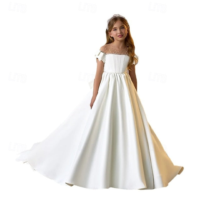 Communion Party Dress Girl First Girls' Flower