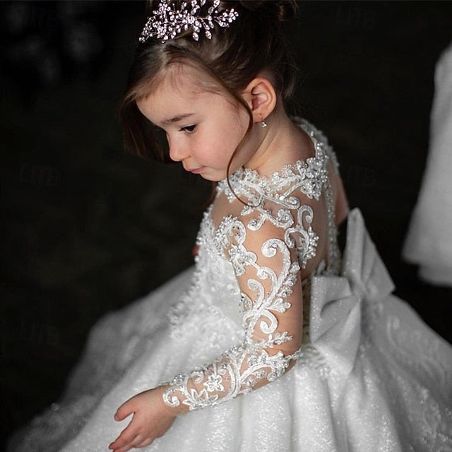 Girls' Princess Flower Girl Kid's Dress